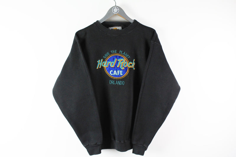 Vintage Hard Rock Cafe Orlando Sweatshirt Medium made in USA 90s retro style sport jumper