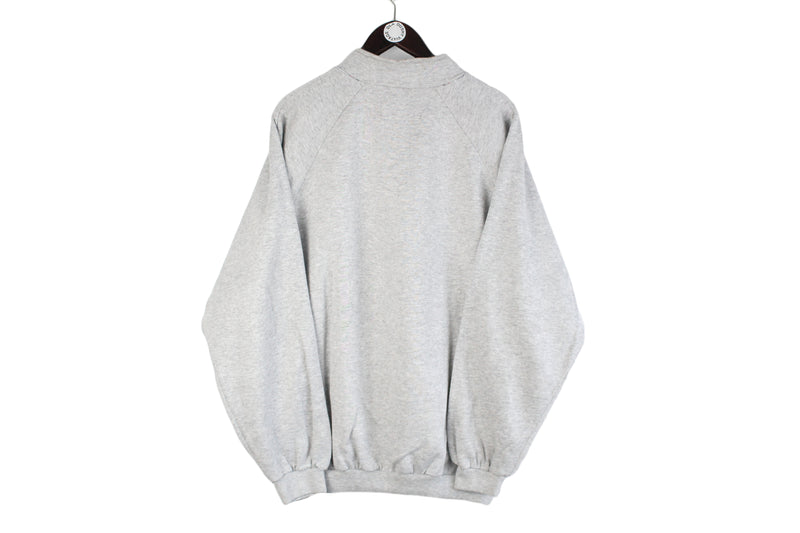 Vintage Diadora Sweatshirt 1/4 Zip XXLarge