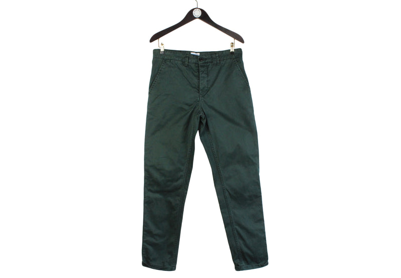 Norse Projects Chino Pants 32 green cotton minimalistic trousers