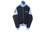 Vintage Puma Track Jacket Medium / Large blue 90's full zip sport style athletic cardigan