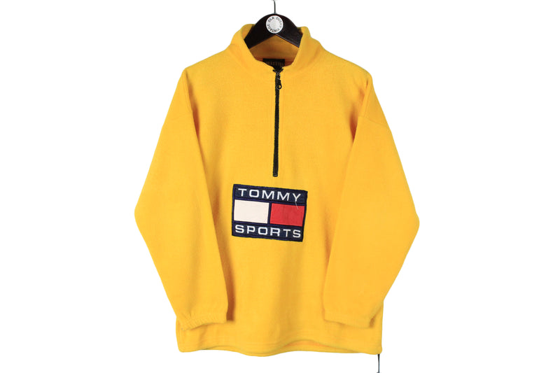 Garderobe tidligere Uden tvivl Vintage Tommy Sports Bootleg Fleece Half Zip Small – dla dushy
