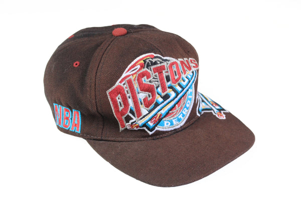 Vintage Pistons Detroit Cap brown NBA 90's basketball hat