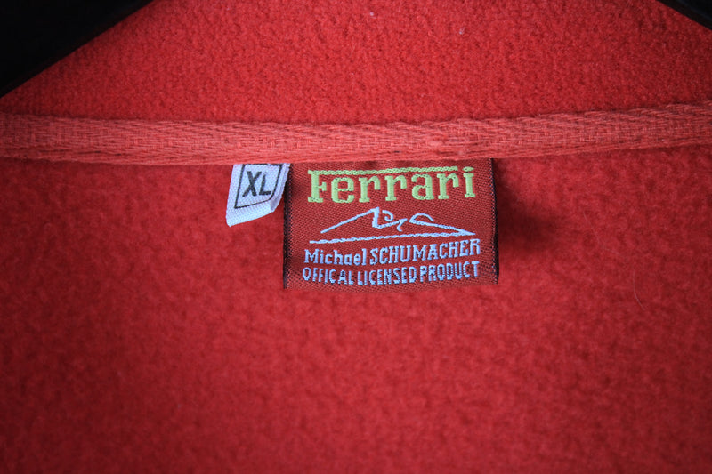 Vintage Ferrari Fleece Full Zip XLarge
