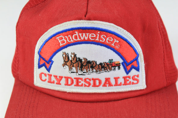 Vintage Budweiser Clydesdale Trucker Cap