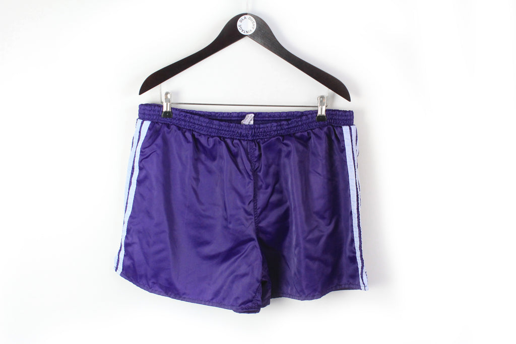 Adidas shiny shorts vintage online