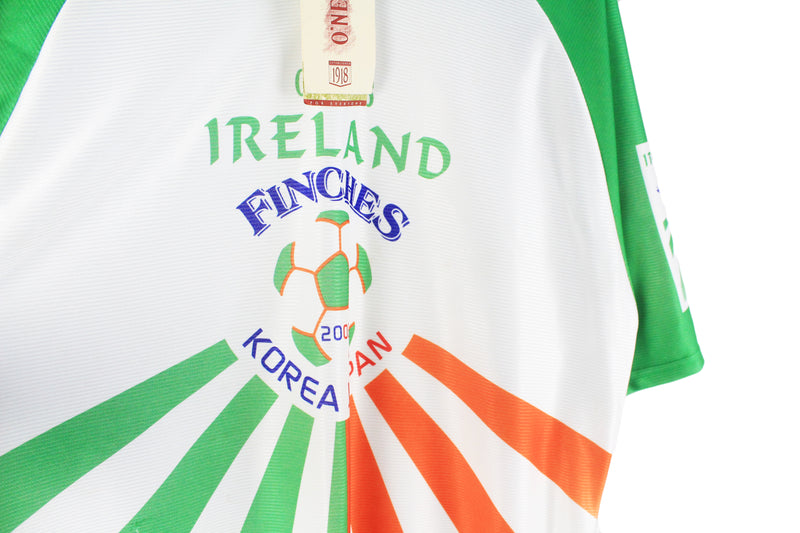 Vintage Ireland 2002 Korea Japan World Cup O'Neills NWT T-Shirt Large