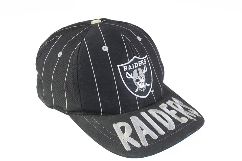 Vintage Raiders Los Angeles Cap black 90's NFL football baseball hat