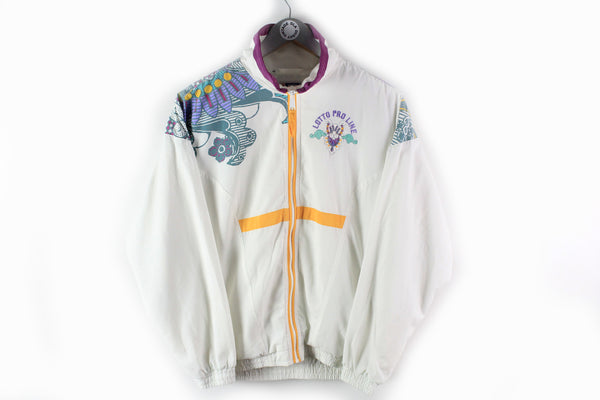 Vintage Lotto Pro Line Tracksuit XSmall / Small white multicolor