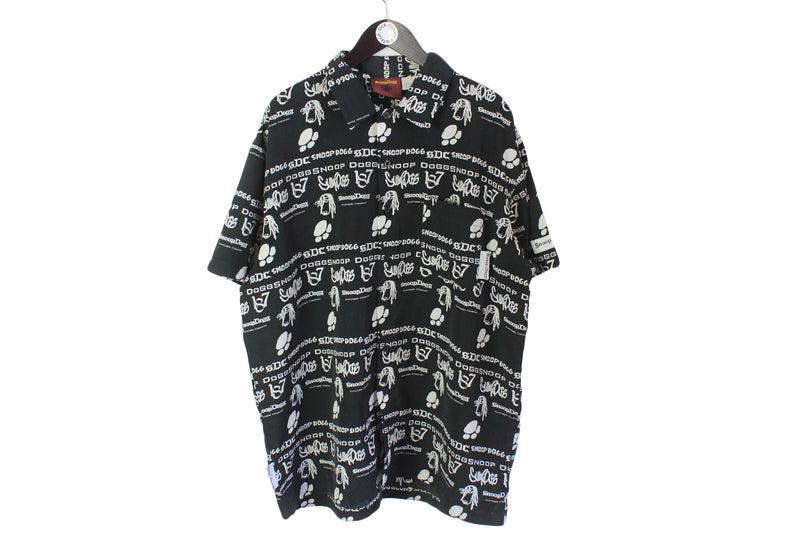 Vintage Snoop Dogg Shirt XXLarge black white 00s hip hop oversize rap t-shirt
