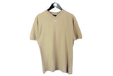 Vintage Nike T-Shirt Medium / Large brown 90's small swoosh center logo tee