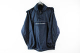 Vintage Umbro Anorak Jacket Large blue big logo 90s sport windbreaker