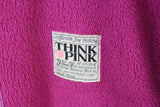 Vintage Think Pink Fleece Full Zip Large