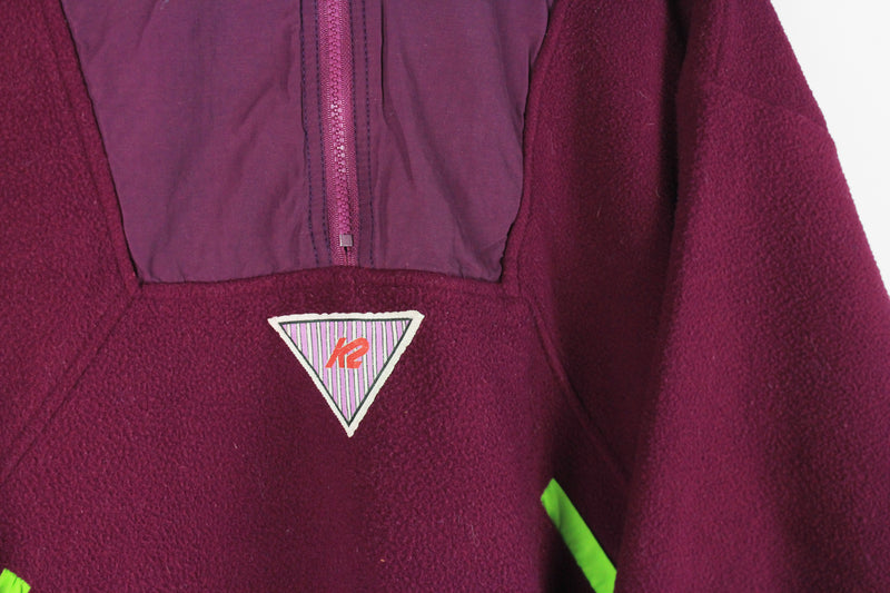 Vintage K2 Fleece Half Zip XLarge