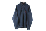 Paul & Shark Sweatshirt 1/4 Zip made in Italy small logo Yachting cotton 1/4 zip jumper