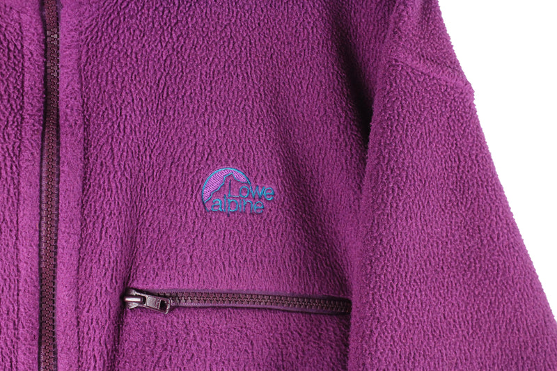 Vintage Lowe Alpine Fleece Full Zip XLarge