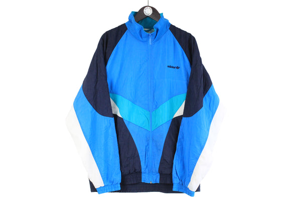 Vintage Adidas Tracksuit blue 90s full zip retro jacket and pants
