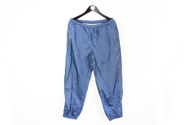 Vintage Sergio Tacchini Track Pants Medium blue 90's sport style athletic trousers