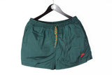 Vintage Nike Shorts Large green 90s athletic swimming shorts