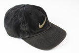 Vintage Nike Cap black big swoosh logo 90s sport hat