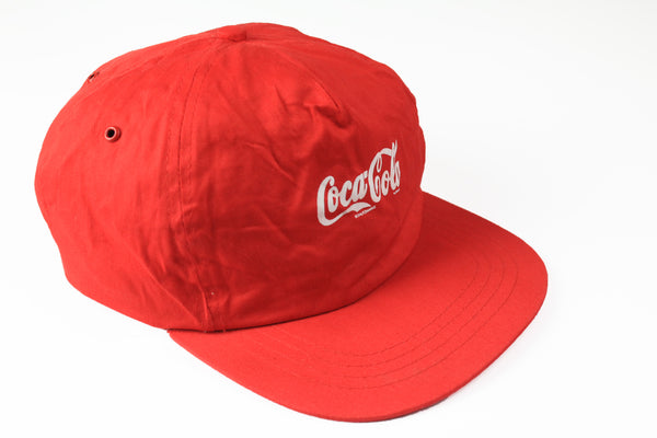 Vintage Coca-Cola Cap big logo 90s sport hat 