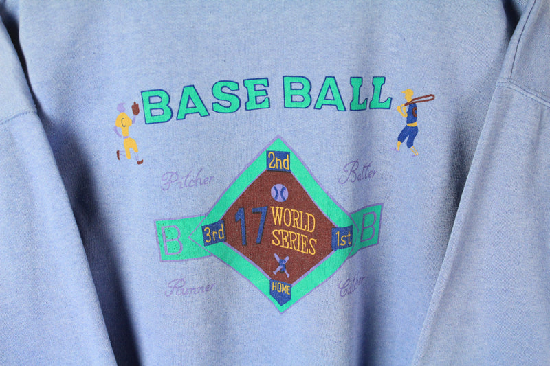 Vintage Louisiana Baseball Sweatshirt Small