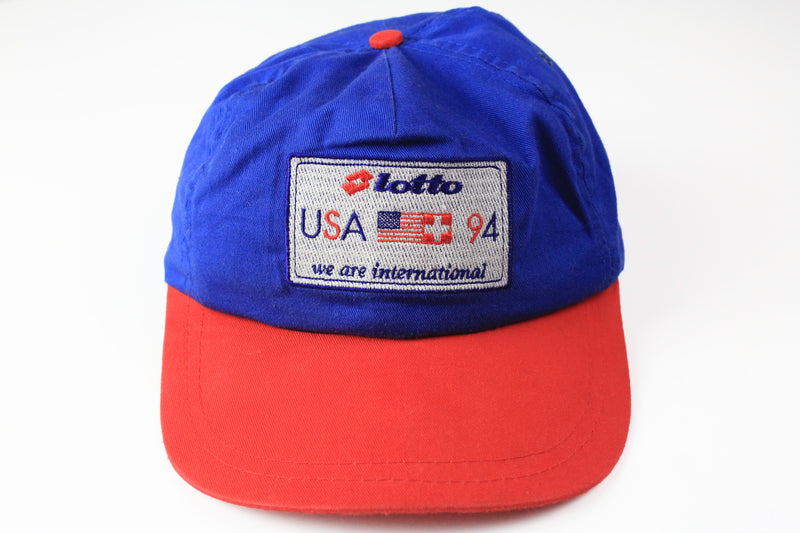 Vintage Lotto World Cup 94 Swiss Soccer Team Cap