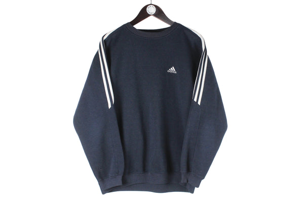 Vintage Adidas Sweatshirt Small crewneck black sport style 90s jumper