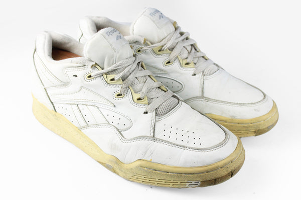 Vintage Reebok Sneakers US 11 white retro 90s sport trainers shoes