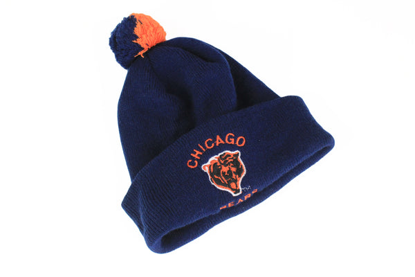 Vintage Chicago Bears Hat NFL big logo 90's football style navy blue hat