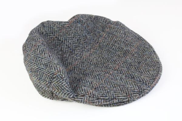 Vintage Harris Tweed Cap classic wool hat 90's UK style