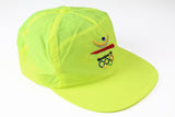 Vintage Barcelona 1992 Olympic Games Cap yellow 90s sport Spain hat