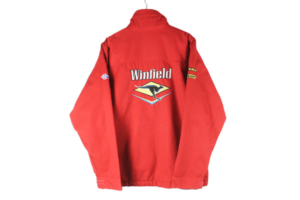 Vintage Winfield Kawasaki Racing Jacket Large