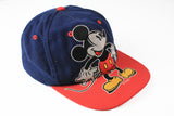 Vintage Mickey Mouse Disney Cap big logo 90s retro style hat
