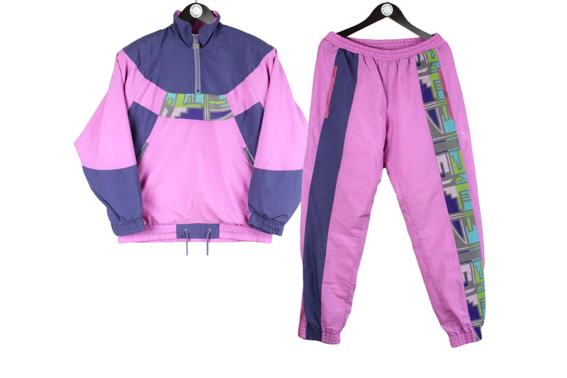 80s tracksuit purple for women