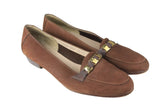 Vintage Salvatore Ferragamo Shoes Women's US 8.5 classic suede brown boat shoes