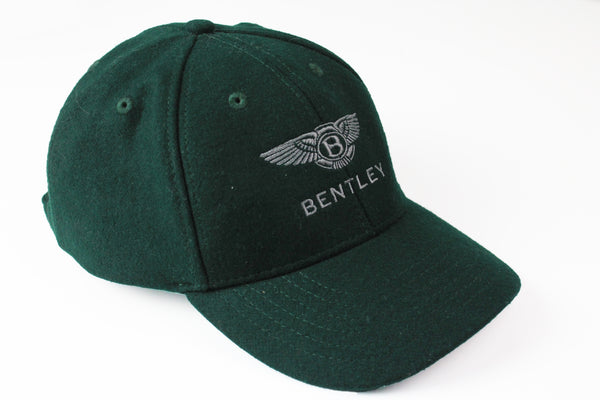 Bentley Cap green big logo wool hat