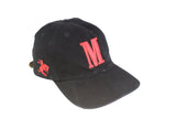 Vintage Marlboro Cap black red 90's big logo cigarettes authentic baseball hat