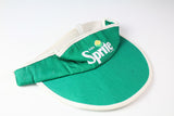 Vintage Sprite Sun Visor Cap green big logo 90s sweet hat