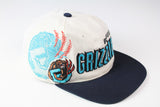 Vintage Grizzlies Vancouver 90s cap deadstock big logo Canada NBA basketball hat