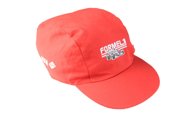 Vintage Formula 1 Cap Formel 1 retro F1 red 90s sport racing hat