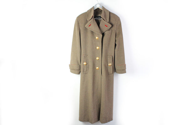 Vintage Rena Lange Coat Women's Small / Medium brown alpaca 90s retro wear style jacket