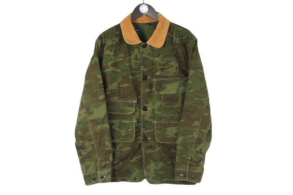 Vintage Ralph Lauren Jacket XLarge military style camo pattern 90s retro blazer