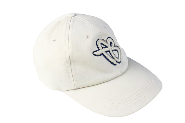 Vintage Fubu Cap gray big logo 90s retro hip hop flexfit flex hat USA