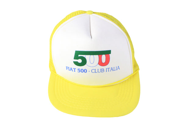Vintage Fiat 500 Club Italia Trucker Cap