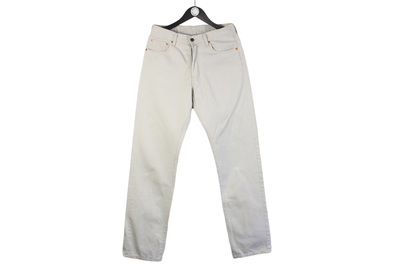 Vintage Levi's 517 Jeans W 32 L 34 gray 90s denim pants retro style USA brand