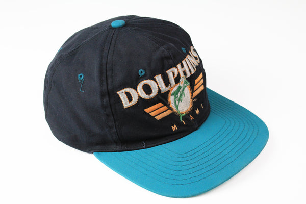 Vintage Miami Dolphins Cap black 90s big logo