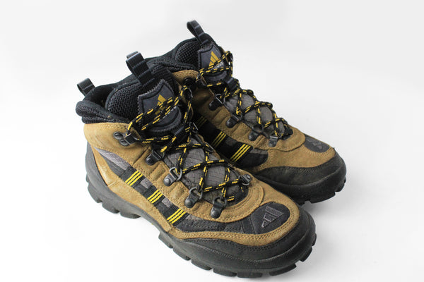 Vintage Adidas boots outdoor Shoes athletic authentic mountain retro rare 90's sport street style basic classic old school brown black