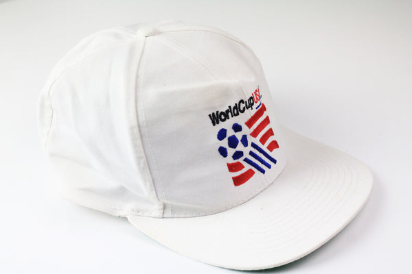 Vintage World Cup 94 USA Cap white 90s sport hat