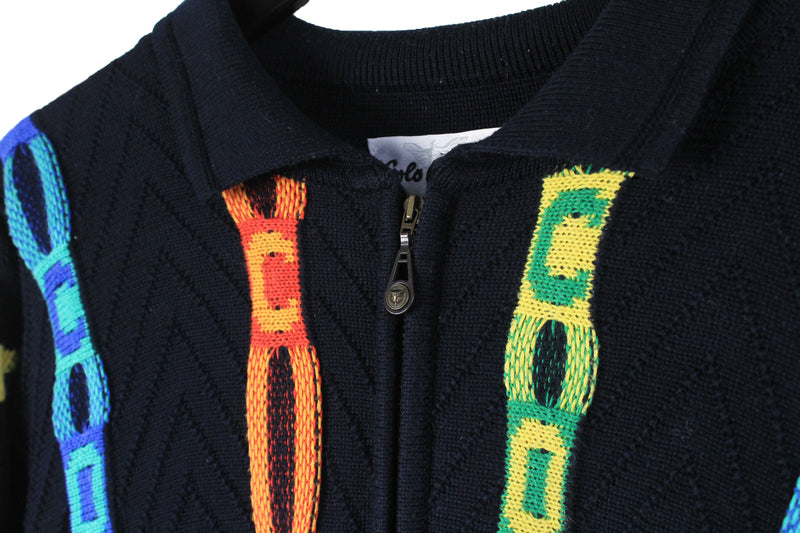 Vintage Carlo Colucci Sweater 1/4 Zip XLarge