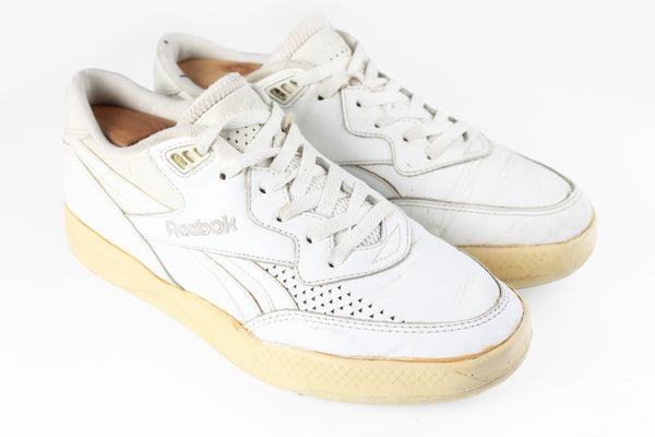Vintage Reebok Sneakers US 9 white retro style 90s sport trainers classic shoes tennis style